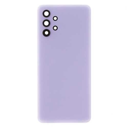 Задняя крышка для Samsung A325 Galaxy A32 (фиолетовый) (в сборе со стеклом камеры) (ORIG100)