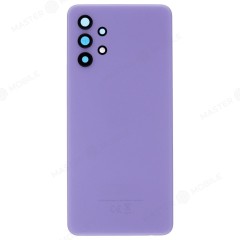 Задняя крышка для Samsung A325 Galaxy A32 (фиолетовый) (в сборе со стеклом камеры)