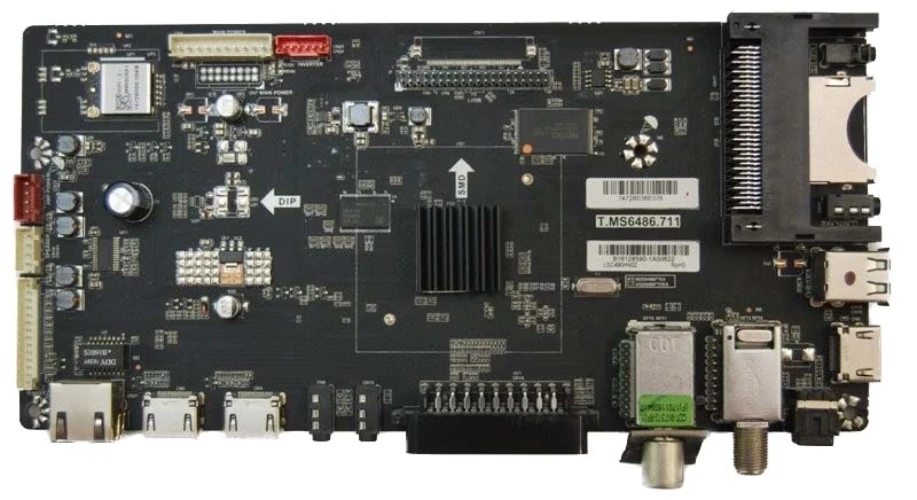 Материнская плата T.MS6486.711, для телевизора Sharp LC55CFG6452E