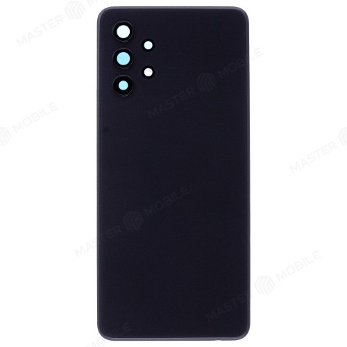 Задняя крышка для Samsung A325 Galaxy A32 (черный) (в сборе со стеклом камеры)