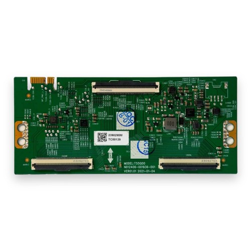 Плата T-Con T55Q00 N012406-001936-001 VER01.01, для телевизора Harper 43U770TS, SKYWORTH 43SUE9350