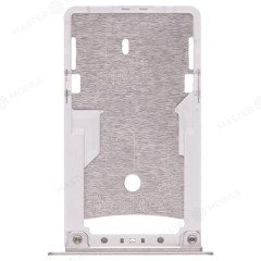 Держатель сим-карты + карты памяти (MicroSD) для Xiaomi Redmi 4A (серебристый)