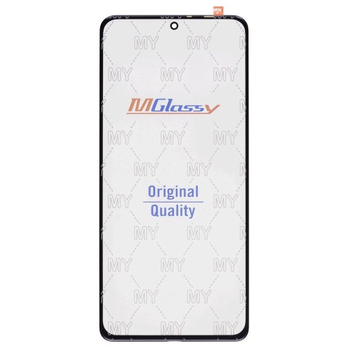 Стекло модуля для Xiaomi Poco F3 (M2012K11AG) / Poco F4 (22021211RG) / Mi 11i (M2012K11G) и др. + OCA (черный) (Musttby)