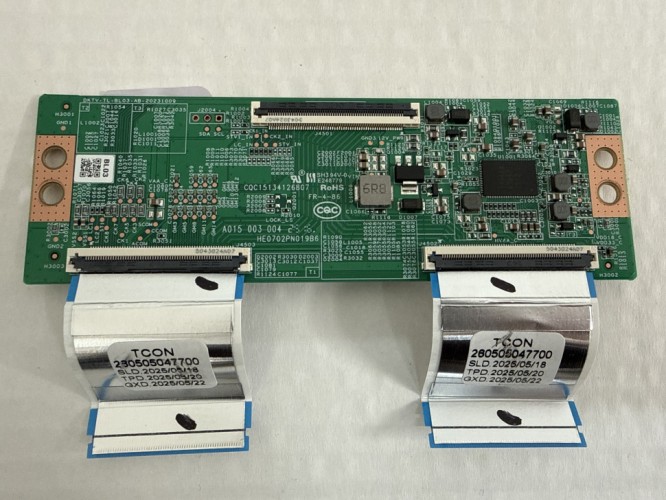 Контроллер изображения DKTV-TL-BL03-AB-20231009 A015 003 004 HE0702PN019B6 Xiaomi L75MB-APRU ST7461D03-2 Ver.2.3