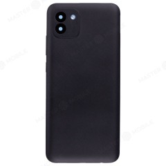 Задняя крышка для Samsung A035 Galaxy A03 (черный) (в сборе со стеклом камеры)