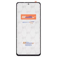 Стекло модуля для Xiaomi Poco X3 / Poco X3 NFC (M2007J20CG) / Poco X3 Pro (M2102J20SG) / Mi 10T Lite 5G (M2007J17G) + OCA (черный) (Musttby)