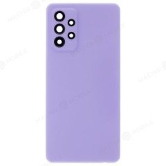 Задняя крышка для Samsung A525 Galaxy A52 / A526 Galaxy A52 5G / A528 Galaxy A52s (фиолетовый) (в сборе со стеклом камеры)