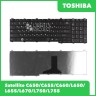 Клавиатура для Toshiba Satellite C650 C655 C660 L650 L655 L670 L750 L755 (без рамки, чёрная)