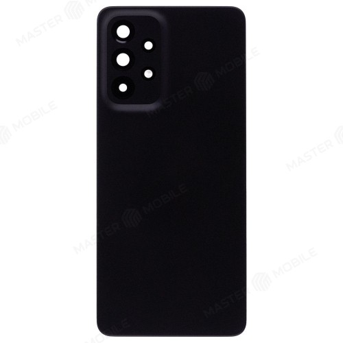 Задняя крышка для Samsung A336 Galaxy A33 5G (черный) (в сборе со стеклом камеры)