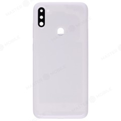 Задняя крышка для Samsung A115 Galaxy A11 (белый) (в сборе со стеклом камеры)