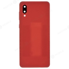 Задняя крышка для Samsung A022 Galaxy A02 (красный) (в сборе со стеклом камеры)