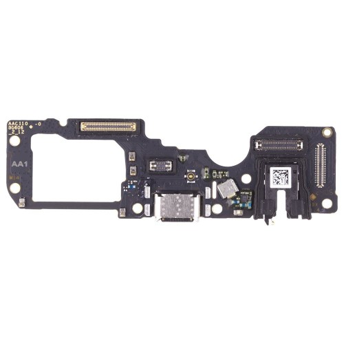 Нижняя плата для OPPO A78 4G (CPH2565) с комп. + разъем зарядки + микрофон (ORIG100)