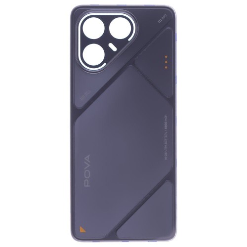 Задняя крышка для Tecno Pova 7 5G (LJ7) (черный)
