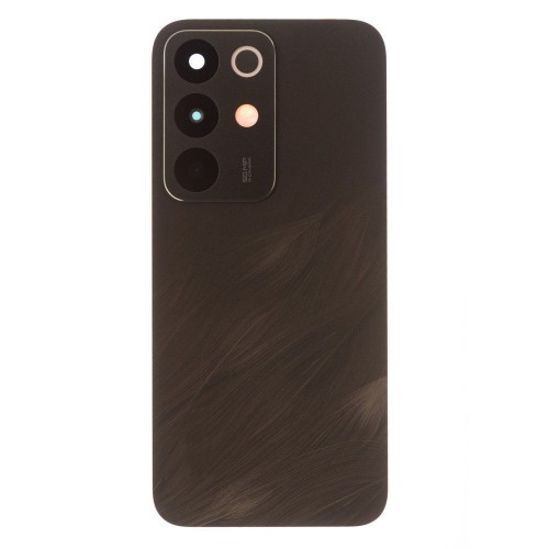 Задняя крышка для Realme C85 4G (RMX5566) (черный) (в сборе со стеклом камеры) (ORIG100)