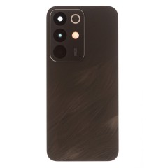 Задняя крышка для Realme C85 4G (RMX5566) (черный) (в сборе со стеклом камеры) (ORIG100)