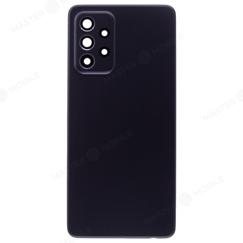 Задняя крышка для Samsung A525 Galaxy A52 / A526 Galaxy A52 5G / A528 Galaxy A52s (черный) (в сборе со стеклом камеры)
