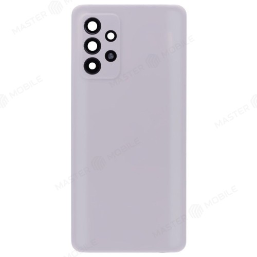 Задняя крышка для Samsung A525 Galaxy A52 / A526 Galaxy A52 5G / A528 Galaxy A52s (белый) (в сборе со стеклом камеры)