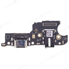 Нижняя плата для Realme C25 (RMX3191) / C25S (RMX3195) / Narzo 50A (RMX3430) с комп. + разъем зарядки + микрофон (ORIG100)