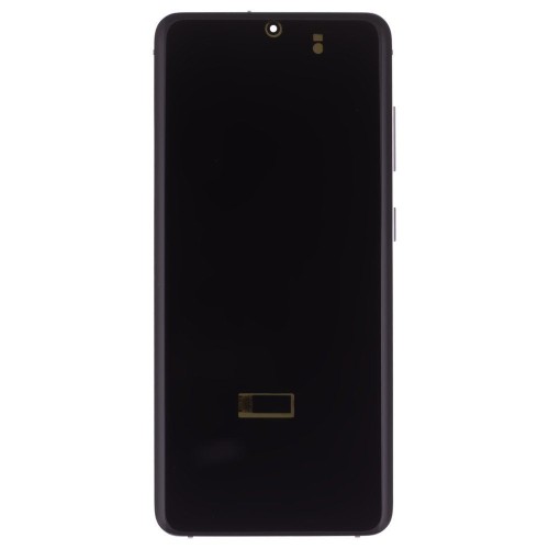 Дисплей для Samsung G980 Galaxy S20 + тачскрин (серебристый) (в рамке) (OLED) (Full Size)