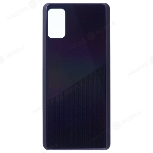 Задняя крышка для Samsung A415 Galaxy A41 (черный)