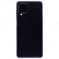 Задняя крышка для Samsung M225 Galaxy M22 (черный) (в сборе со стеклом камеры)