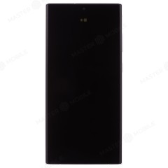 Дисплей для Samsung S918 Galaxy S23 Ultra + тачскрин (серебристый) (в рамке) (ORIG100) (возможен дефект ЛКП)