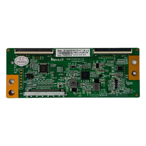 Плата T-Con N2THK430FHDCT02-4-T_H0 2K PT430C02-4, для телевизора OLTO 43T20H