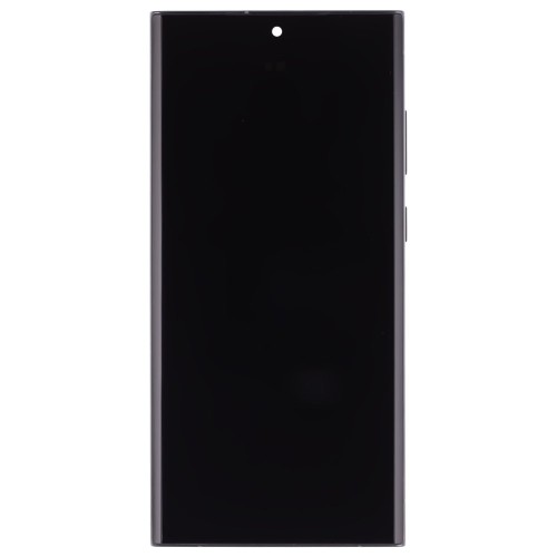 Дисплей для Samsung S918 Galaxy S23 Ultra + тачскрин (зеленый) (в рамке) (OLED) (Full Size)