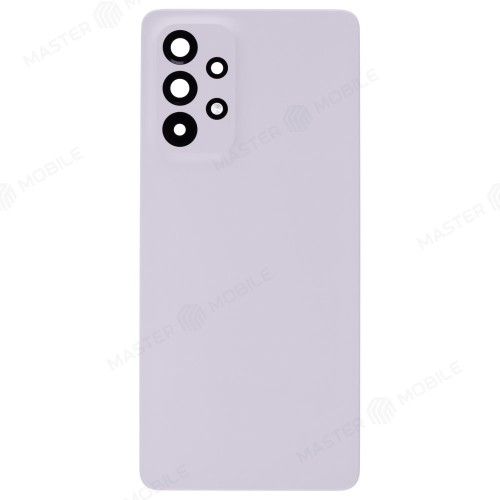 Задняя крышка для Samsung A536 Galaxy A53 5G (белый) (в сборе со стеклом камеры)