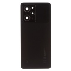 Задняя крышка для Xiaomi Poco X5 Pro 5G (22101320G) (черный) (в сборе со стеклом камеры) (ORIG100)