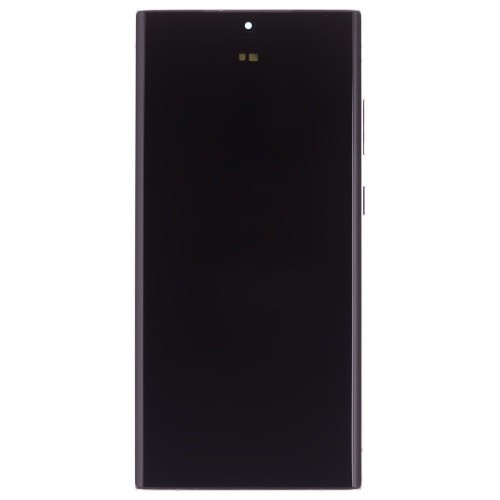 Дисплей для Samsung S918 Galaxy S23 Ultra + тачскрин (розовый) (в рамке) (OLED) (Full Size)