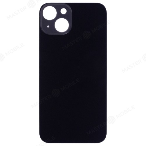 Задняя крышка для Apple iPhone 13 (черный) (с широким отверстием) (Premium)