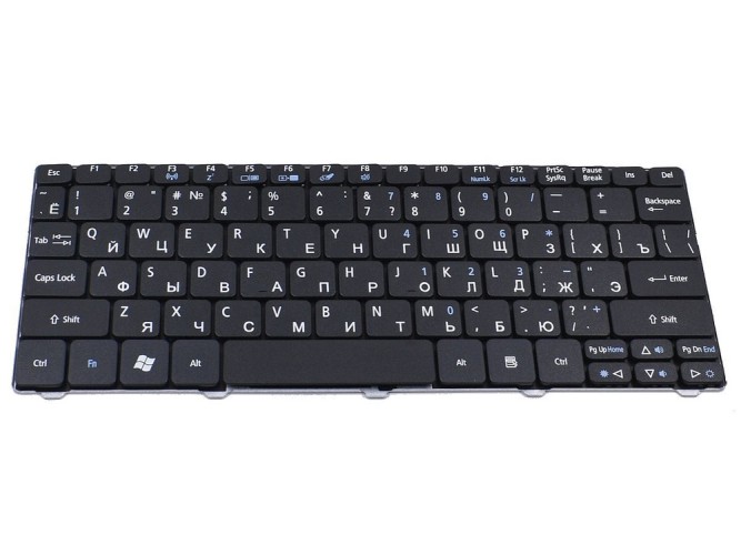 Клавиатура для Apple MacBook Pro 14 M4 Retina A3112 / A3186 / A3185 / A3401 / A3403  (LATE 2024) (горизонтальный Enter / русская раскладка)