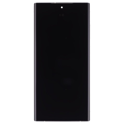 Дисплей для Samsung S918 Galaxy S23 Ultra + тачскрин (серебристый) (в рамке) (OLED) (Full Size)