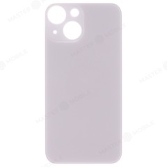 Задняя крышка для Apple iPhone 13 mini (белый) (с широким отверстием) (Premium)