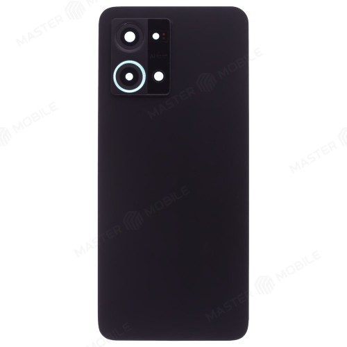 Задняя крышка для OPPO Reno 7 4G (CPH2363) (черный) (в сборе со стеклом камеры)