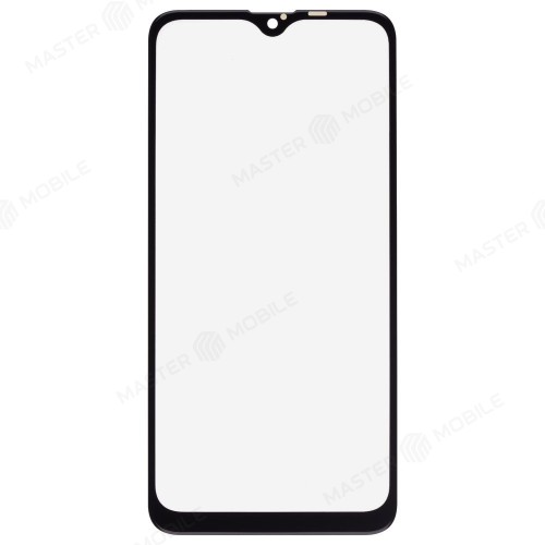 Стекло модуля для Samsung A107 Galaxy A10s + OCA (черный)