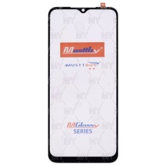 Стекло модуля для Infinix Hot 11 (X689F) (черный) + OCA (черный) (Musttby) (Premium)