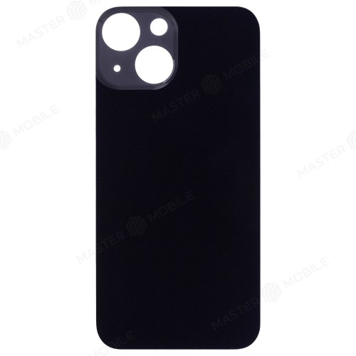 Задняя крышка для Apple iPhone 13 mini (черный) (с широким отверстием) (Premium)