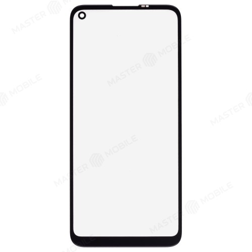 Стекло модуля для Samsung A115 Galaxy A11 / M115 Galaxy M11 + OCA (черный)