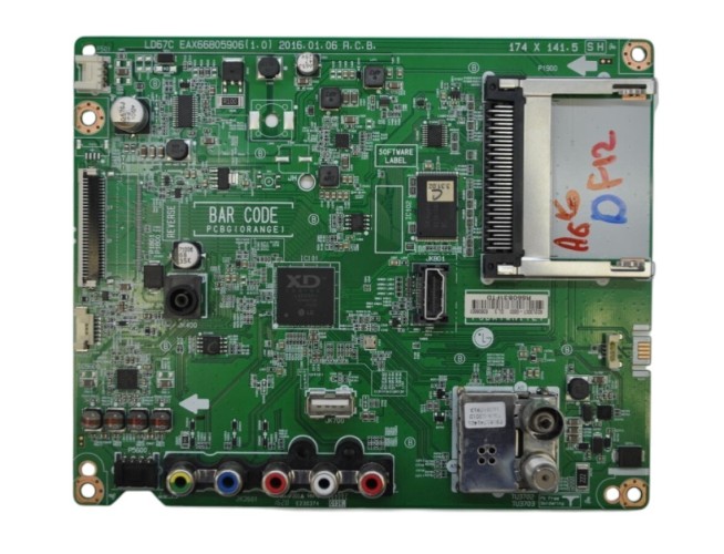 Материнская плата EAX66805906(1.1) EBU63606601, для телевизора LG 32LH519