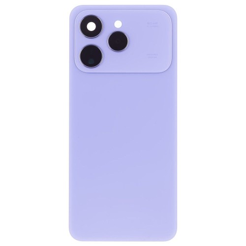 Задняя крышка для Tecno Spark 40 (KM5) (голубой) (в сборе со стеклом камеры)