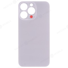 Задняя крышка для Apple iPhone 13 Pro (белый) (с широким отверстием) (Premium)