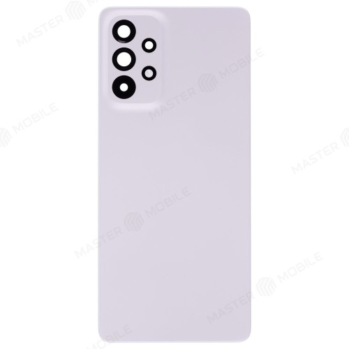Задняя крышка для Samsung A736 Galaxy A73 5G (белый) (в сборе со стеклом камеры)