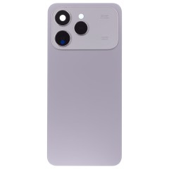 Задняя крышка для Tecno Spark 40 (KM5) (серый) (в сборе со стеклом камеры)