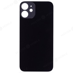Задняя крышка для Apple iPhone 12 mini (черный) (с широким отверстием) (Premium)