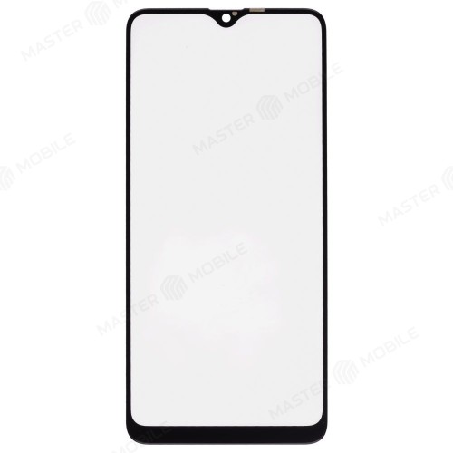 Стекло модуля для Samsung A207 Galaxy A20s + OCA (черный)