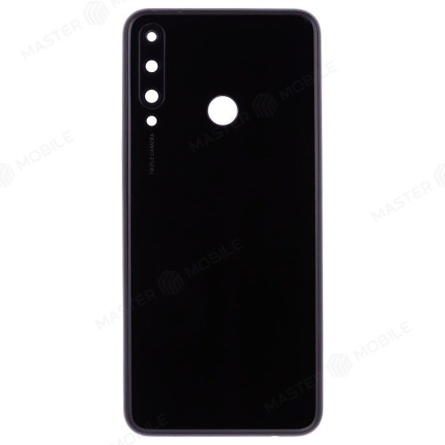 Задняя крышка для Huawei Y6p (MED-LX9N) (черный) (в сборе со стеклом камеры)