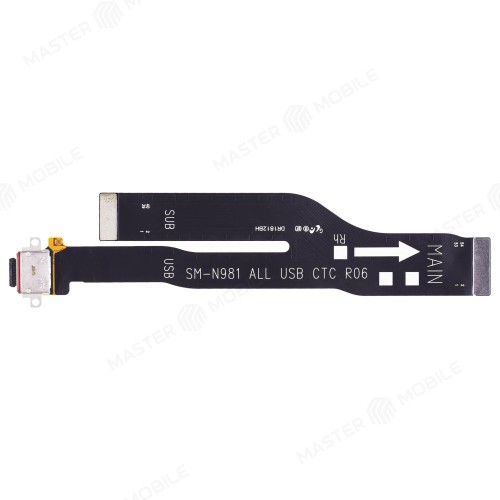 Шлейф для Samsung N980 Galaxy Note 20 / N981 Galaxy Note 20 5G с комп. + разъем зарядки