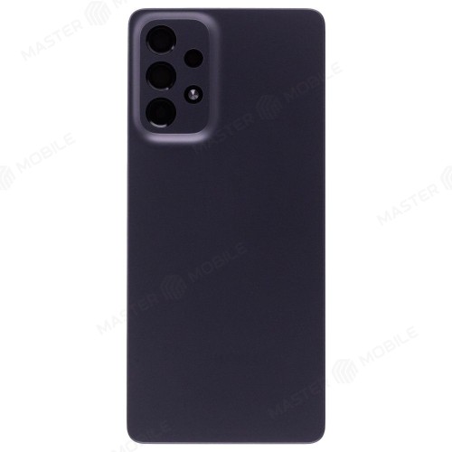 Задняя крышка для Samsung A736 Galaxy A73 5G (черный) (в сборе со стеклом камеры)